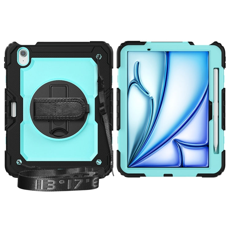 For iPad Air 11 2024 Silicone + PC Tablet Protective Case(Light Blue+Black) - iPad Air 11 2024 Cases by PMC TechLife | Online Shopping South Africa | PMC TechLife | Buy Now Pay Later Mobicred