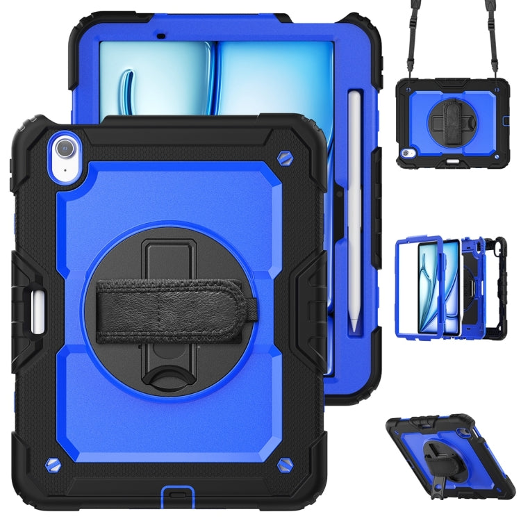 For iPad Air 11 2024 / Air 11 2025 Silicone Hybrid PC Tablet Protective Case(Dark Blue+Black) - iPad Air 11 2025 / 2024 Cases by PMC TechLife | Online Shopping South Africa | PMC TechLife | Buy Now Pay Later Mobicred