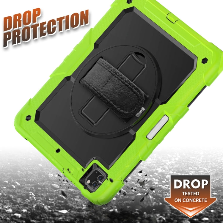 For iPad Pro 13 2024 Silicone Hybrid PC Tablet Protective Case(Black+Yellow Green) - free shipping - PMC TechLife - Order now!