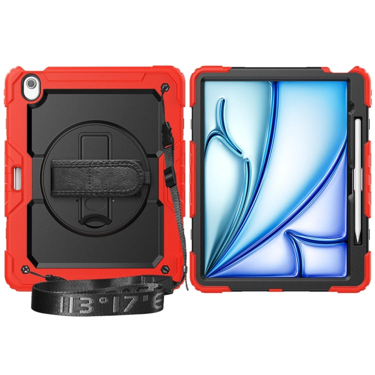 For iPad Air 13 2024 Silicone + PC Tablet Protective Case(Red+Black) - iPad Air 13 2024 Cases by PMC TechLife | Online Shopping South Africa | PMC TechLife | Buy Now Pay Later Mobicred