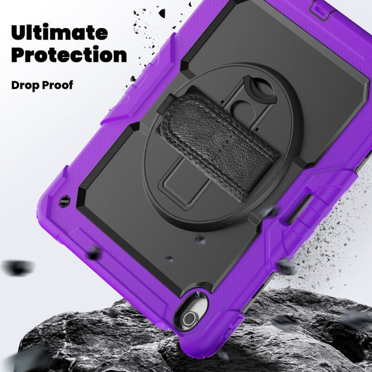 For iPad Air 13 2024 Silicone + PC Tablet Protective Case(Purple+Black) - iPad Air 13 2024 Cases by PMC TechLife | Online Shopping South Africa | PMC TechLife | Buy Now Pay Later Mobicred