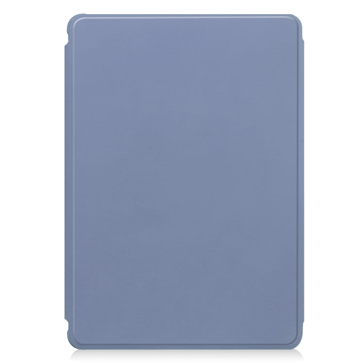 For iPad Air 13 2024 Transparent Rotation Smart Leather Tablet Case with Keyboard(Lavender) - iPad Air 13 2024 Cases by PMC TechLife | Online Shopping South Africa | PMC TechLife | Buy Now Pay Later Mobicred