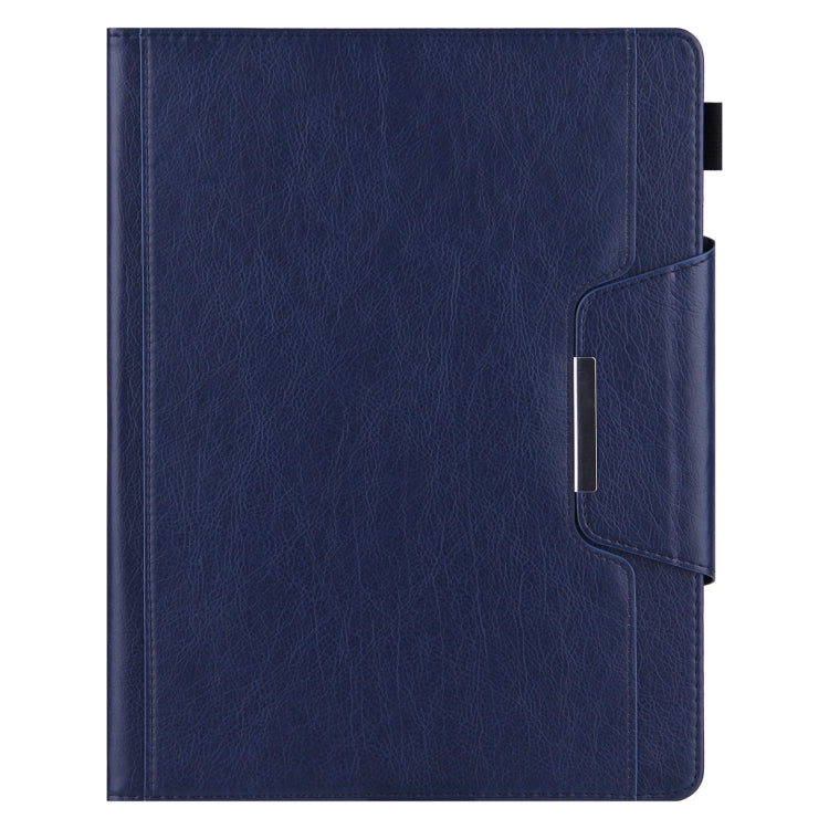 For iPad Pro 11 2024 Solid Color Metal Buckle Leather Smart Tablet Case(Royal Blue) - iPad Pro 11 2024 Cases by PMC TechLife | Online Shopping South Africa | PMC TechLife | Buy Now Pay Later Mobicred