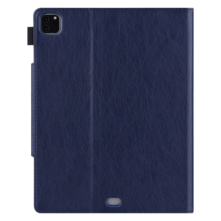 For iPad Pro 11 2024 Solid Color Metal Buckle Leather Smart Tablet Case(Royal Blue) - iPad Pro 11 2024 Cases by PMC TechLife | Online Shopping South Africa | PMC TechLife | Buy Now Pay Later Mobicred