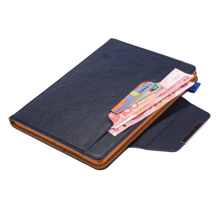 For iPad Pro 11 2024 Solid Color Metal Buckle Leather Smart Tablet Case(Royal Blue) - iPad Pro 11 2024 Cases by PMC TechLife | Online Shopping South Africa | PMC TechLife | Buy Now Pay Later Mobicred