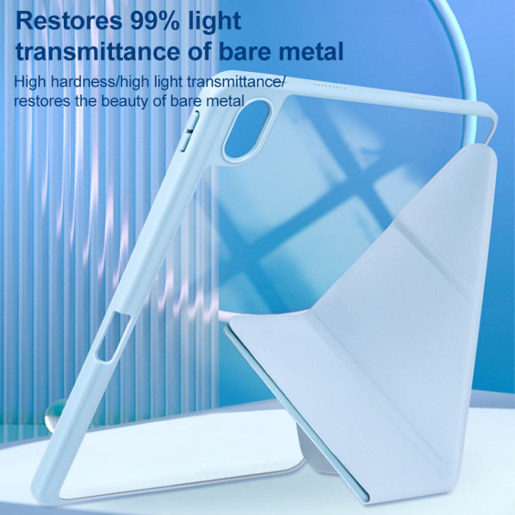 For Huawei MatePad Pro 11 2022 / 2024 Clear Acrylic Deformation Leather Tablet Case(Pink) - Huawei by PMC Jewellery | Online Shopping South Africa | PMC Jewellery | Buy Now Pay Later Mobicred