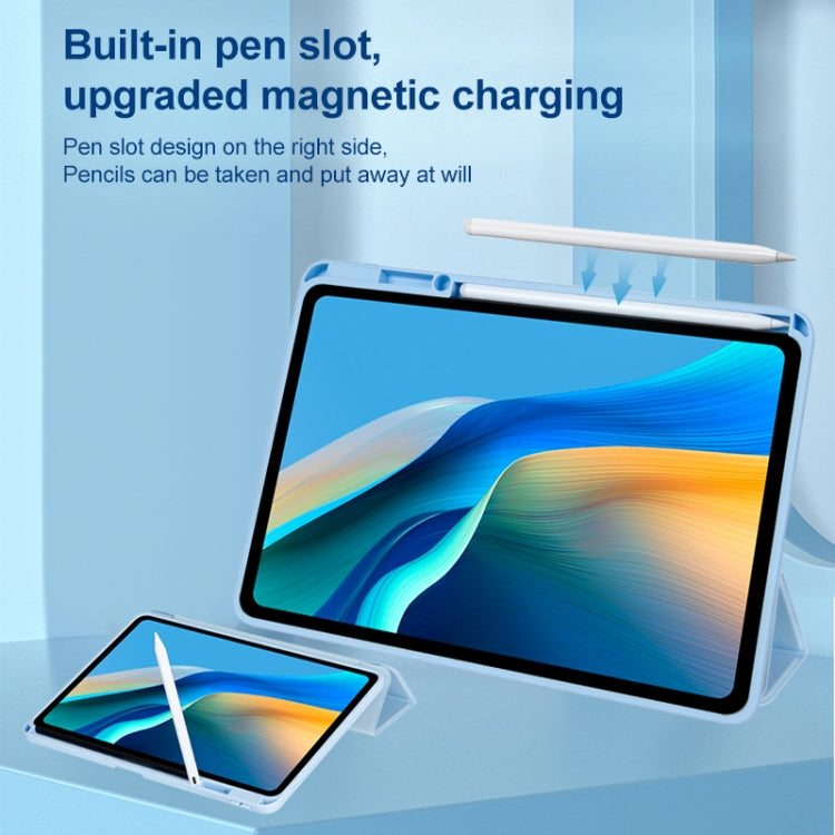 For Huawei MatePad 11 2021 / 2023 Clear Acrylic Deformation Leather Tablet Case(Dark Blue) - Huawei by PMC TechLife | Online Shopping South Africa | PMC TechLife | Buy Now Pay Later Mobicred