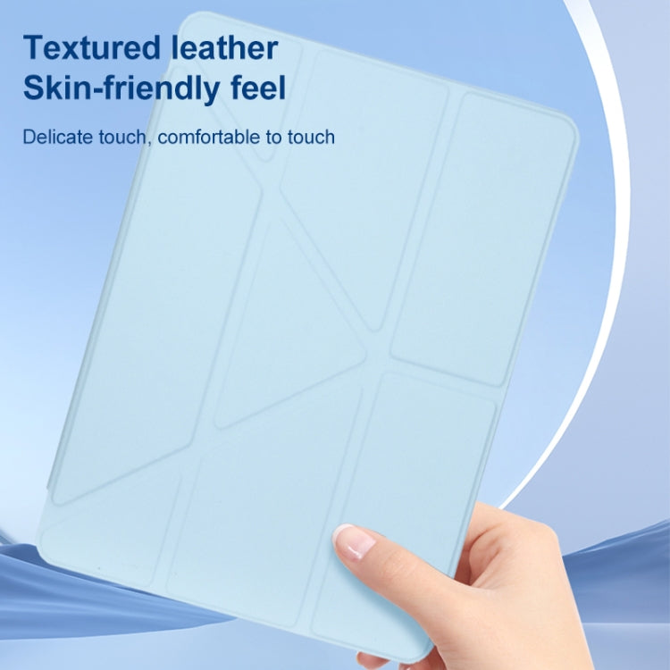 For Huawei MatePad Pro 11 2022 / 2024 Clear Acrylic Deformation Leather Tablet Case(Grey) - Huawei by PMC Jewellery | Online Shopping South Africa | PMC Jewellery | Buy Now Pay Later Mobicred