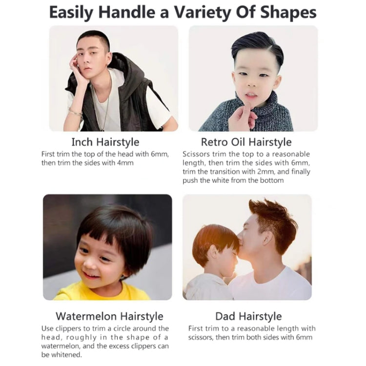 Xiaomi Youpin Multifunctional Mini Electric Rechargeable Hair Clipper(Black) - free shipping - PMC TechLife - Order now!