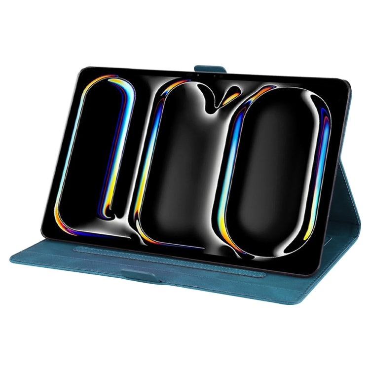 For iPad Pro 13 2024 Love Butterfly Embossed Leather Tablet Case(Blue) - iPad Pro 13 2024 Cases by PMC TechLife | Online Shopping South Africa | PMC TechLife | Buy Now Pay Later Mobicred