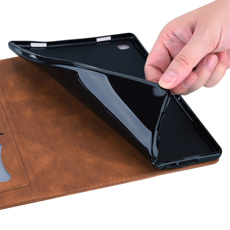 For iPad Pro 13 2024 Love Butterfly Embossed Leather Tablet Case(Brown) - iPad Pro 13 2024 Cases by PMC TechLife | Online Shopping South Africa | PMC TechLife | Buy Now Pay Later Mobicred