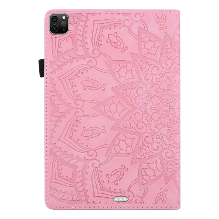 For iPad Pro 13 2024 Calf Texture Embossed Leather Tablet Case(Pink) - iPad Pro 13 2024 Cases by PMC TechLife | Online Shopping South Africa | PMC TechLife | Buy Now Pay Later Mobicred