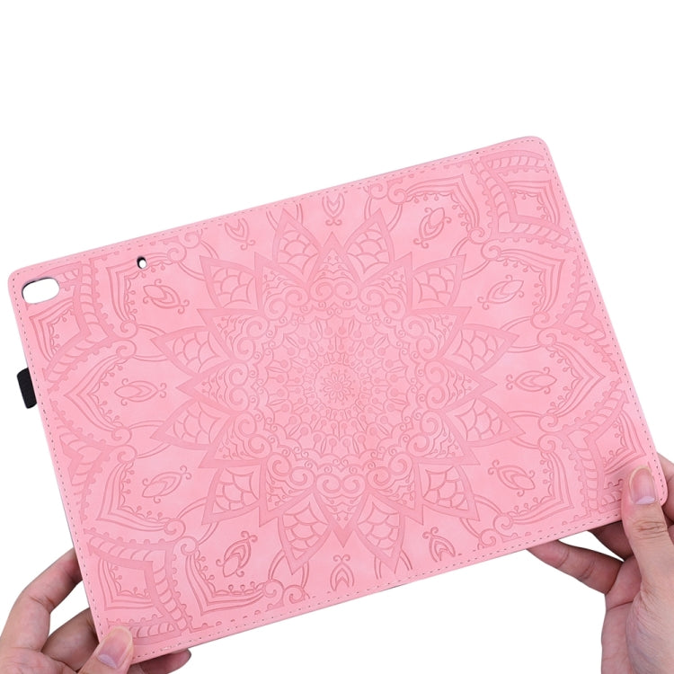 For iPad Pro 13 2024 Calf Texture Embossed Leather Tablet Case(Pink) - iPad Pro 13 2024 Cases by PMC TechLife | Online Shopping South Africa | PMC TechLife | Buy Now Pay Later Mobicred