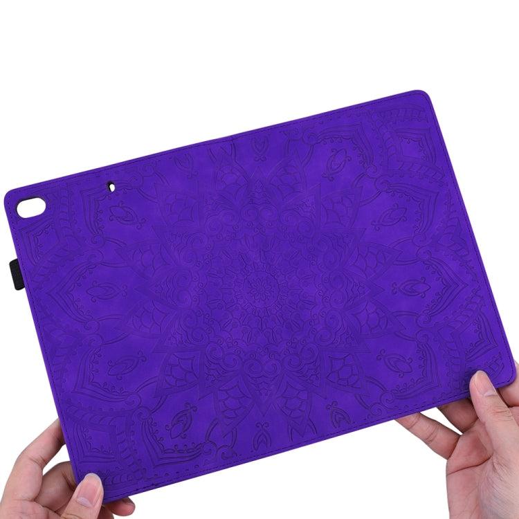 For iPad Pro 13 2024 Calf Texture Embossed Leather Tablet Case(Purple) - iPad Pro 13 2024 Cases by PMC TechLife | Online Shopping South Africa | PMC TechLife | Buy Now Pay Later Mobicred