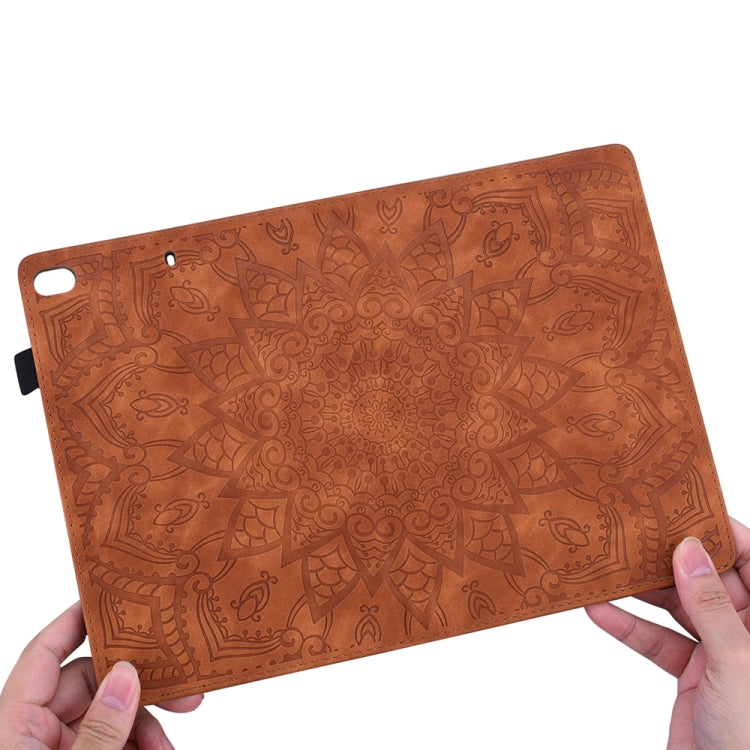 For iPad Pro 11 2024 Calf Texture Embossed Leather Tablet Case(Brown) - iPad Pro 11 2024 Cases by PMC TechLife | Online Shopping South Africa | PMC TechLife | Buy Now Pay Later Mobicred