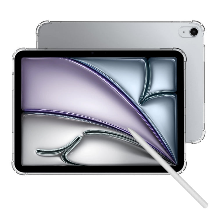 For iPad Air 11 2024 / 2025 Highly Transparent TPU Full Thicken Corners Shockproof Protective Case(Transparent) - iPad Air 11 2025 / 2024 Cases by PMC TechLife | Online Shopping South Africa | PMC TechLife | Buy Now Pay Later Mobicred