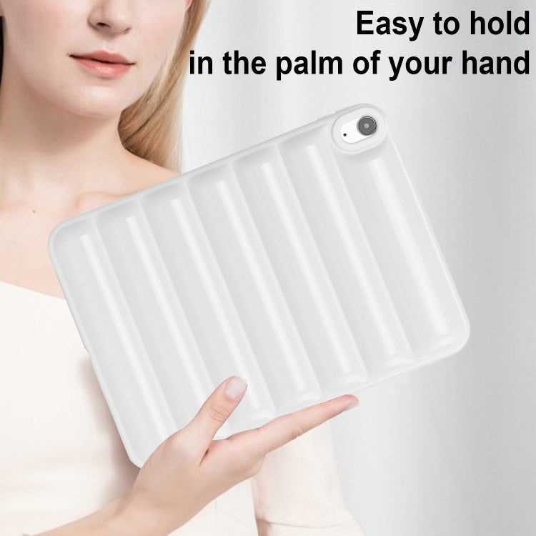 For iPad Air 11 2024 Eiderdown Cushion Shockproof Tablet Case(White) - iPad Air 11 2024 Cases by PMC TechLife | Online Shopping South Africa | PMC TechLife | Buy Now Pay Later Mobicred