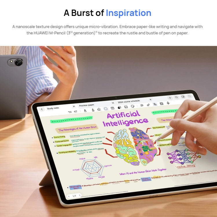 HUAWEI MatePad 11.5S PaperMatte Edition WIFI, 8GB+256GB, HarmonyOS 4.2 Hisilicon Kirin 9000WL, Not Support Google Play(Blue) - free shipping - PMC TechLife - Order now!