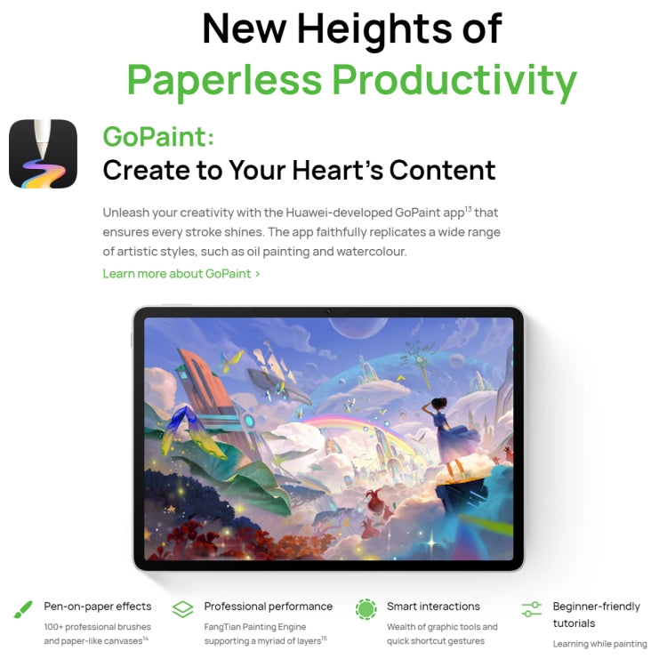 HUAWEI MatePad 11.5S PaperMatte Edition WIFI, 8GB+256GB, HarmonyOS 4.2 Hisilicon Kirin 9000WL, Not Support Google Play(Blue) - free shipping - PMC TechLife - Order now!