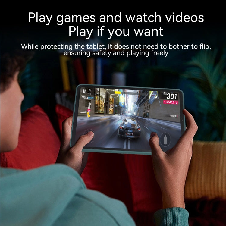 For iPad Air 11 2025 / 2024 Skin Feel 2 in 1 PC Hybrid TPU Tablet Case(Green) - iPad Air 11 2025 / 2024 Cases by PMC TechLife | Online Shopping South Africa | PMC TechLife | Buy Now Pay Later Mobicred