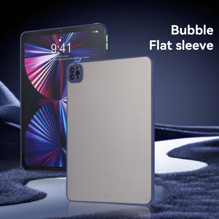 For iPad Air 11 2024 Skin Feel 2 in 1 PC Hybrid TPU Tablet Case(Blue) - iPad Pro 11 2024 Cases by PMC TechLife | Online Shopping South Africa | PMC TechLife | Buy Now Pay Later Mobicred