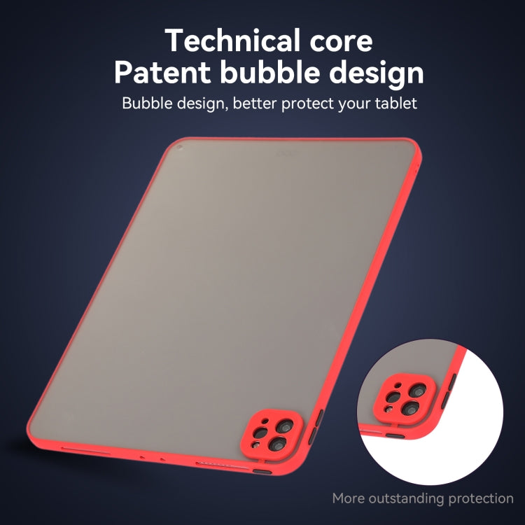 For iPad Air 13 2024 Skin Feel 2 in 1 PC Hybrid TPU Tablet Case(Red) - iPad Air 13 2024 Cases by PMC TechLife | Online Shopping South Africa | PMC TechLife | Buy Now Pay Later Mobicred