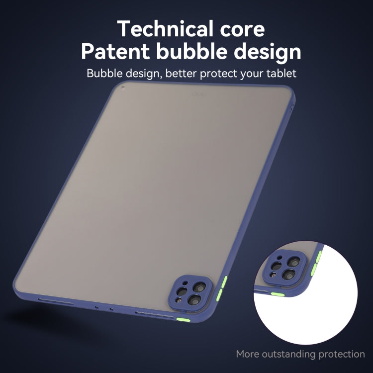 For iPad Pro 11 2024 Skin Feel 2 in 1 PC Hybrid TPU Tablet Case(Blue) - free shipping - PMC TechLife - Order now!
