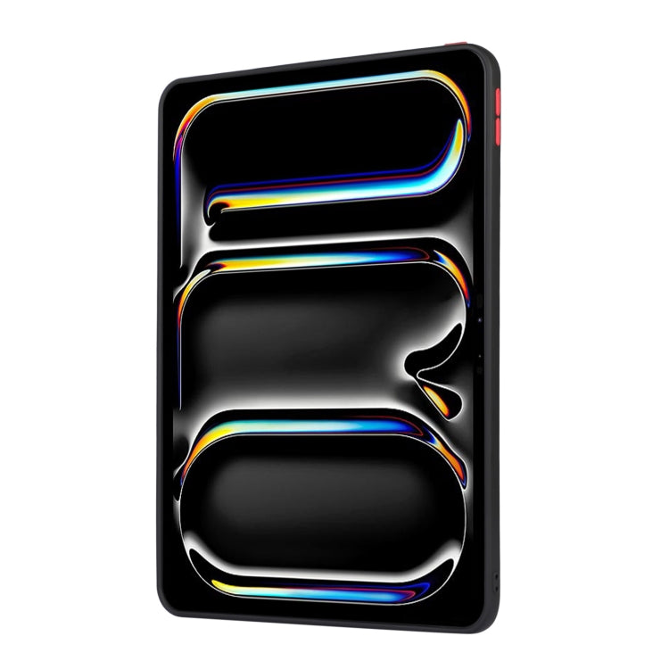 For iPad Pro 13 2024 Skin Feel 2 in 1 PC Hybrid TPU Tablet Case(Black) - iPad Pro 13 2024 Cases by PMC TechLife | Online Shopping South Africa | PMC TechLife | Buy Now Pay Later Mobicred