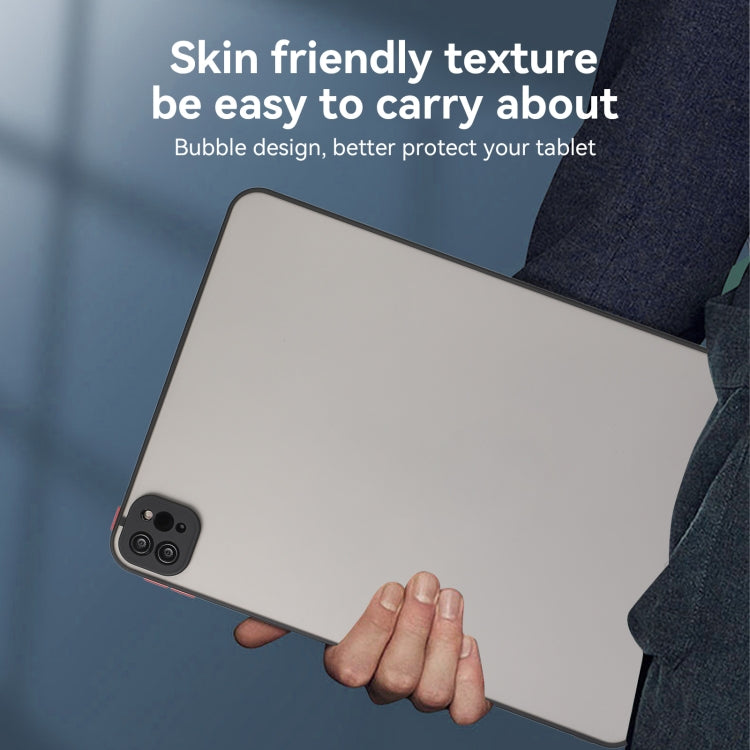 For iPad Pro 13 2024 Skin Feel 2 in 1 PC Hybrid TPU Tablet Case(Black) - iPad Pro 13 2024 Cases by PMC TechLife | Online Shopping South Africa | PMC TechLife | Buy Now Pay Later Mobicred