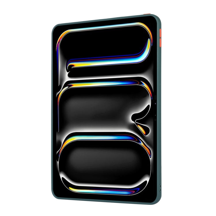 For iPad Pro 13 2024 Skin Feel 2 in 1 PC Hybrid TPU Tablet Case(Green) - iPad Pro 13 2024 Cases by PMC TechLife | Online Shopping South Africa | PMC TechLife | Buy Now Pay Later Mobicred