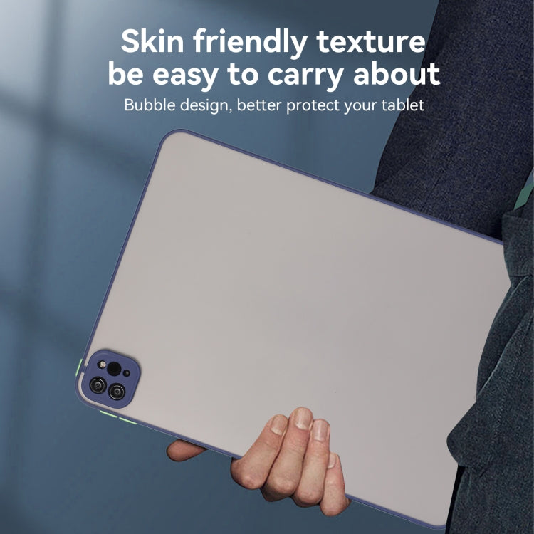 For iPad Pro 13 2024 Skin Feel 2 in 1 PC Hybrid TPU Tablet Case(Blue) - iPad Pro 13 2024 Cases by PMC TechLife | Online Shopping South Africa | PMC TechLife | Buy Now Pay Later Mobicred