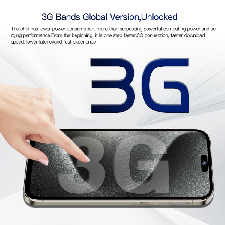 i15 Pro Max / Q5, 2GB+16GB, 6.5 inch Screen, Face Identification, Android 8.1 MTK6580P Quad Core, Network: 3G, Dual SIM(Titanium Grey) -  by PMC TechLife | Online Shopping South Africa | PMC TechLife