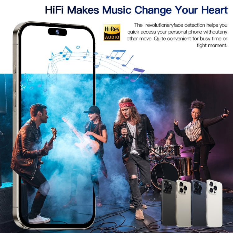 i15 Pro Max / Q5, 2GB+16GB, 6.5 inch Screen, Face Identification, Android 8.1 MTK6580P Quad Core, Network: 3G, Dual SIM(Titanium Grey) -  by PMC TechLife | Online Shopping South Africa | PMC TechLife