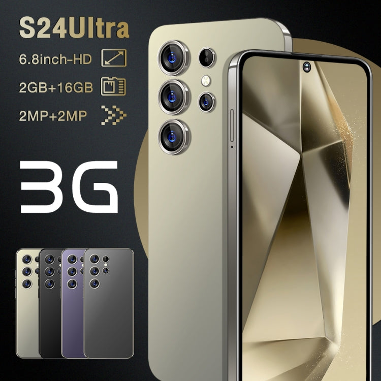 S24 Ultra / C24, 2GB+16GB, 6.8 inch Screen, Android 8.1 7731E Quad Core, Network: 3G, OTG, Dual SIM(Yellow) -  by PMC TechLife | Online Shopping South Africa | PMC TechLife