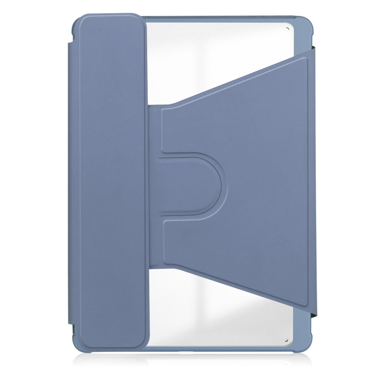 For iPad Air 11 2025 / 2024 Transparent Rotation Smart Leather Tablet Case(Lavender) - iPad Air 11 2025 / 2024 Cases by PMC TechLife | Online Shopping South Africa | PMC TechLife | Buy Now Pay Later Mobicred