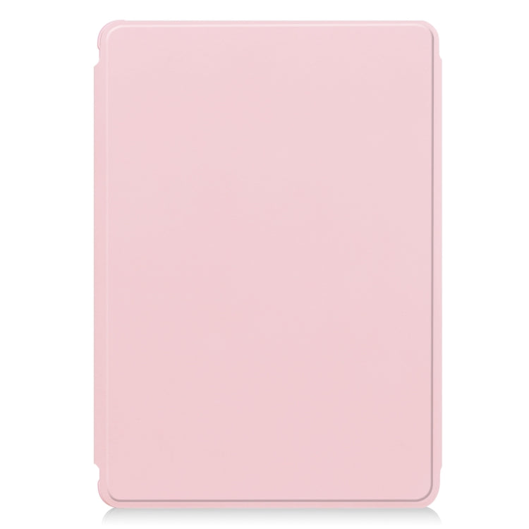 For iPad Pro 11 2024 Transparent Rotation Smart Leather Tablet Case(Pink) - iPad Pro 11 2024 Cases by PMC TechLife | Online Shopping South Africa | PMC TechLife | Buy Now Pay Later Mobicred