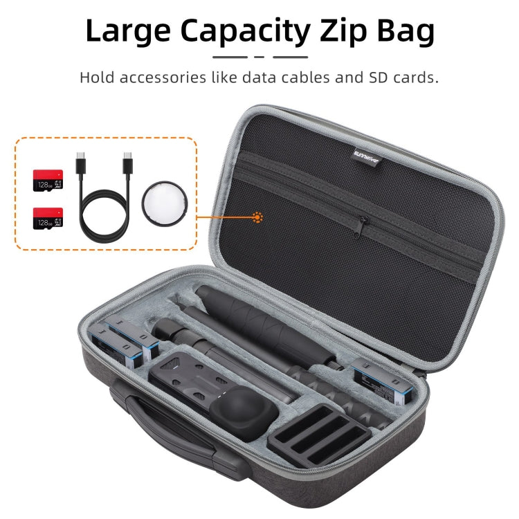 For Insta360 X4 / X5 Sunnylife Carrying Case Handbag, Model:X4-B812 Mini Camera Bag - free shipping - PMC TechLife - Order now!