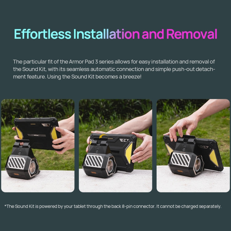 Ulefone PAD 3 PRO Portable Holder Wireless BT Speaker(Black) - free shipping - PMC Jewellery - Order now!