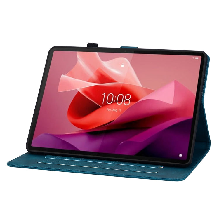 For Lenovo Tab P12 12.7 Lily Embossed Leather Tablet Case(Green) - free shipping - PMC TechLife - Order now!