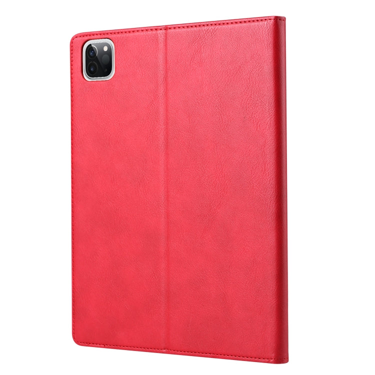For iPad Pro 11 2024 Knead Skin Texture Horizontal Flip Leather Smart Tablet Case(Red) - iPad Pro 11 2024 Cases by PMC TechLife | Online Shopping South Africa | PMC TechLife | Buy Now Pay Later Mobicred