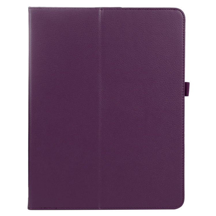 For iPad Air 11 2024 Litchi Texture Solid Color Leather Tablet Case(Purple) - iPad Air 11 2024 Cases by PMC TechLife | Online Shopping South Africa | PMC TechLife | Buy Now Pay Later Mobicred