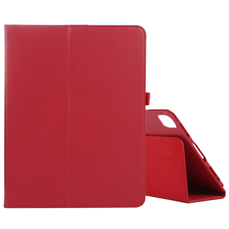 For iPad Air 11 2024 Litchi Texture Solid Color Leather Tablet Case(Red) - iPad Air 11 2024 Cases by PMC TechLife | Online Shopping South Africa | PMC TechLife | Buy Now Pay Later Mobicred