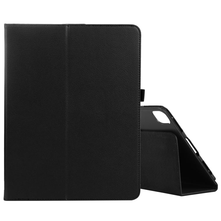 For iPad Air 11 2025 / 2024 Litchi Texture Solid Color Leather Tablet Case(Black) - iPad Air 11 2025 / 2024 Cases by PMC TechLife | Online Shopping South Africa | PMC TechLife | Buy Now Pay Later Mobicred