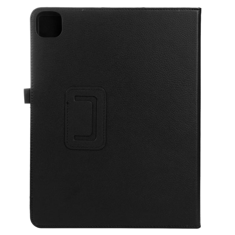 For iPad Air 11 2025 / 2024 Litchi Texture Solid Color Leather Tablet Case(Black) - iPad Air 11 2025 / 2024 Cases by PMC TechLife | Online Shopping South Africa | PMC TechLife | Buy Now Pay Later Mobicred