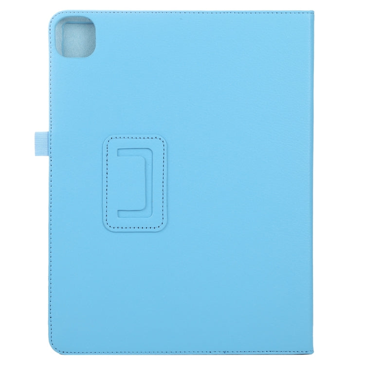 For iPad Air 11 2024 Litchi Texture Solid Color Leather Tablet Case(Sky Blue) - iPad Air 11 2024 Cases by PMC TechLife | Online Shopping South Africa | PMC TechLife | Buy Now Pay Later Mobicred