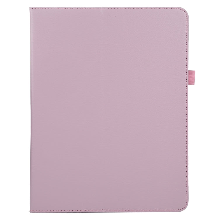 For iPad Pro 11 2024 Litchi Texture Solid Color Leather Tablet Case(Pink) - iPad Pro 11 2024 Cases by PMC TechLife | Online Shopping South Africa | PMC TechLife | Buy Now Pay Later Mobicred