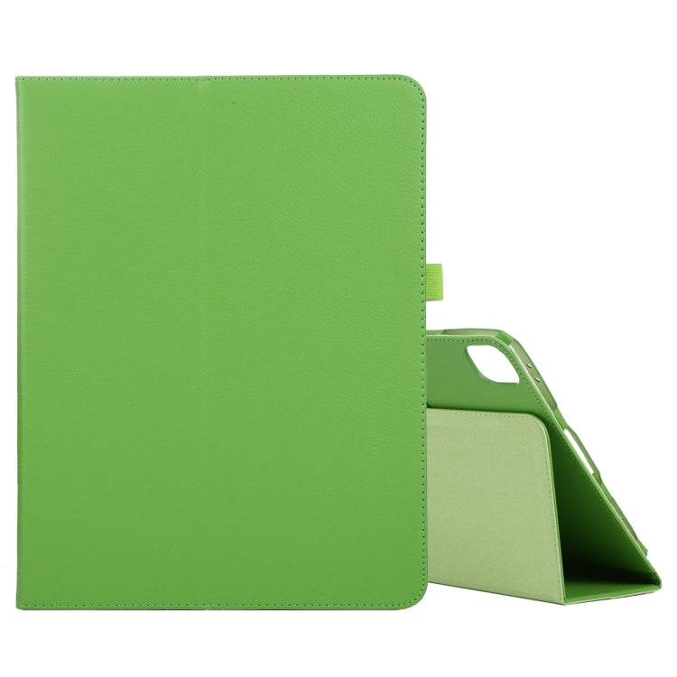 For iPad Pro 13 2024 Litchi Texture Solid Color Leather Tablet Case(Green) - iPad Pro 13 2024 Cases by PMC TechLife | Online Shopping South Africa | PMC TechLife | Buy Now Pay Later Mobicred