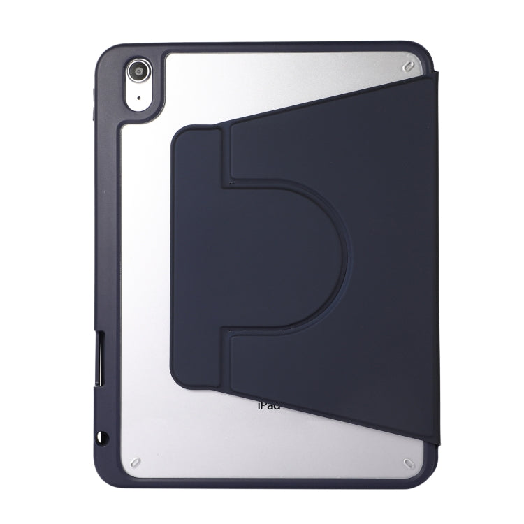 For iPad Pro 11 2024 2 in 1 Acrylic Split Rotating Leather Tablet Case(Dark Blue) - iPad Pro 11 2024 Cases by PMC TechLife | Online Shopping South Africa | PMC TechLife | Buy Now Pay Later Mobicred