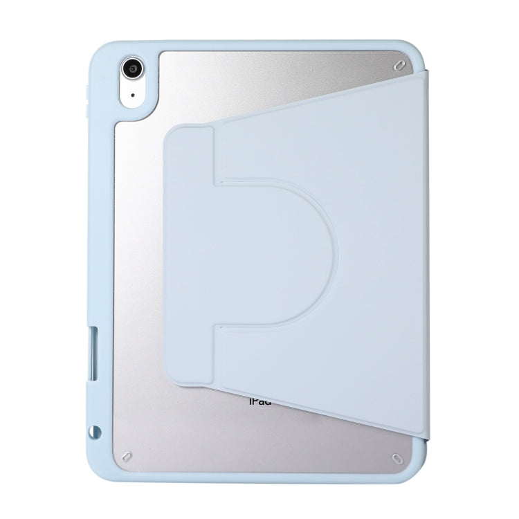 For iPad Pro 13 2024 2 in 1 Acrylic Split Rotating Leather Tablet Case(Ice Blue) - iPad Pro 13 2024 Cases by PMC TechLife | Online Shopping South Africa | PMC TechLife | Buy Now Pay Later Mobicred