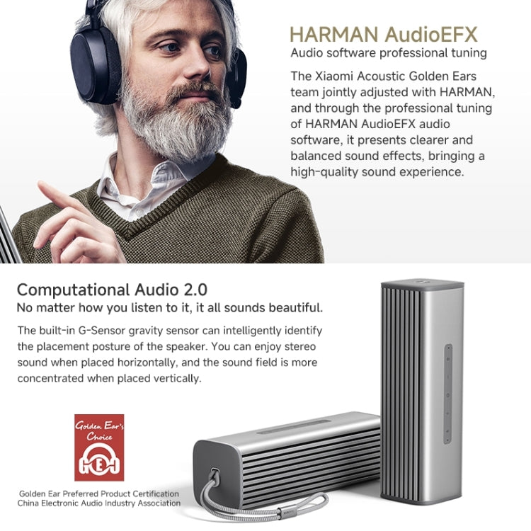 Xiaomi Sound Move Portable Bluetooth Speaker, US Plug(Silver Grey) - free shipping - PMC Jewellery - Order now!